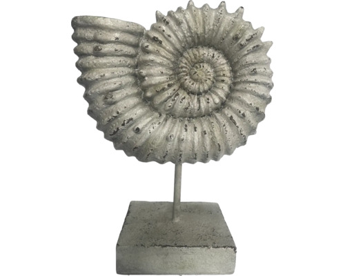 Dekorative Ammonit-Fossilien-Skulptur auf Ständer