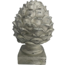 Objet d'art décoratif en forme d'artichaut sur un socle