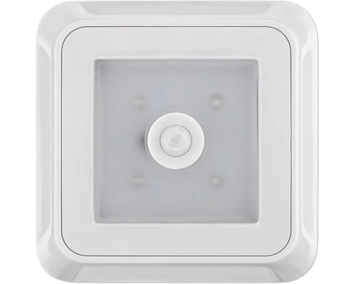 Quadratische LED-Leuchte mit Bewegungsmelder