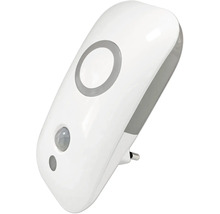 Lampe de prise blanche avec détecteur de mouvement
