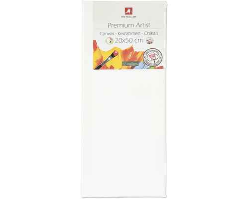 Leinwand zum Bemalen 20x50 cm The Wall Art Premium Artist Leinwand Keilrahmen, Größe 20x50 cm