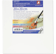 Leinwandkarton 20x20 cm für Hobby- und Profimaler