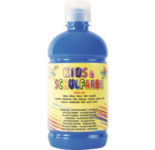 Flasche blaue Kinder Schulmalfarbe 500 ml