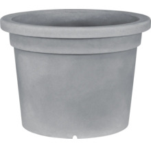 Grauer Pflanztopf für den Aussenbereich