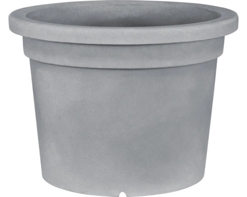 Grauer Pflanztopf für den Aussenbereich