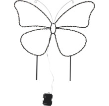 Dekorative Schmetterlingsfigur mit LED Beleuchtung für den Aussenbereich