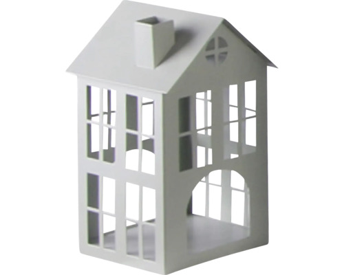 Dekorative Windlicht in Form eines Hauses für eine stimmungsvolle Atmosphäre