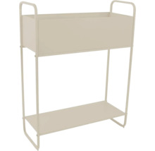 Jardinière en métal avec étagère