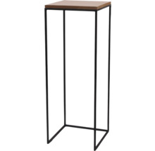 Table d'appoint avec plateau et structure métallique