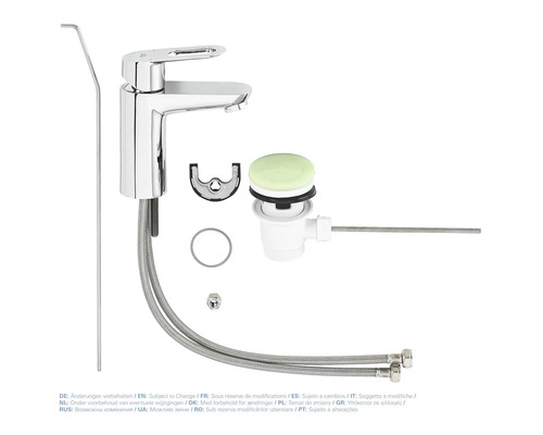 Waschtischarmatur mit Zubehör