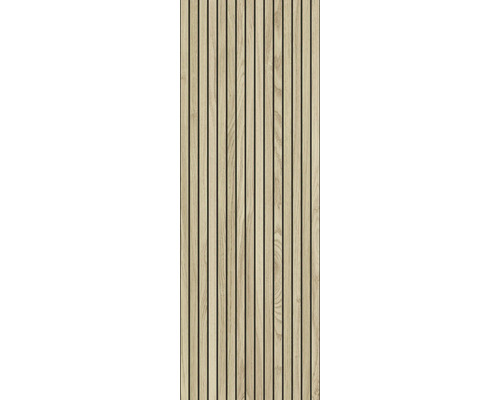 Panneau en bois avec structure à lamelles pour la décoration murale