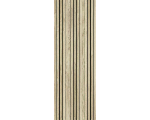 Panneau en bois avec des lamelles verticales pour la décoration des murs et des plafonds