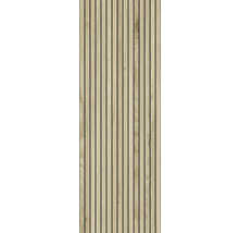 Panneau en bois avec des lattes verticales pour le revêtement mural et de plafond