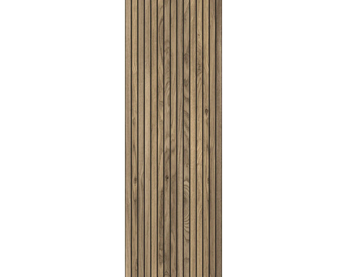 Panneau en bois avec des lattes verticales en bois pour le revêtement mural