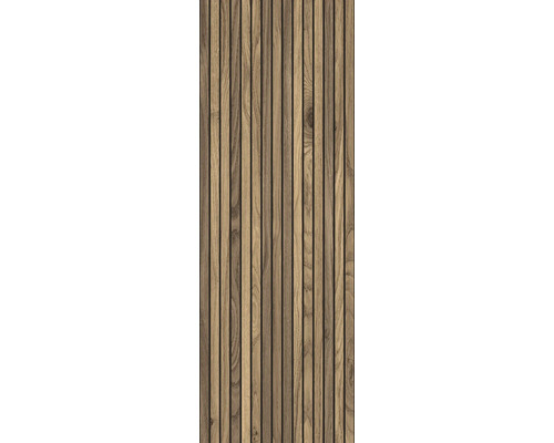 Panneau en bois avec structure à lattes