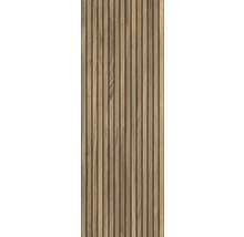 Panneau acoustique avec lamelles en bois