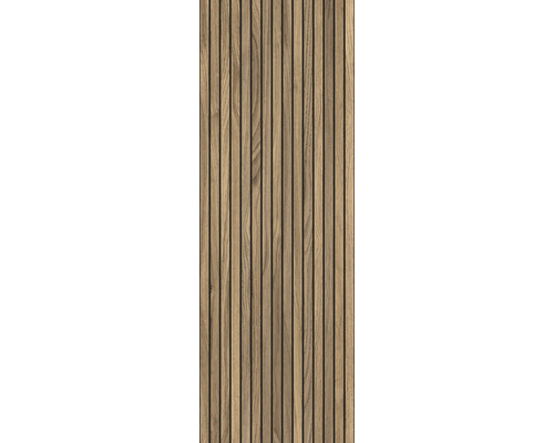 Panneau acoustique avec lamelles en bois