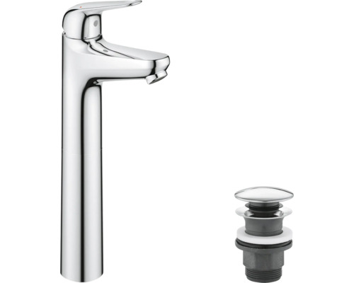 Waschtischarmatur mit Ablaufgarnitur