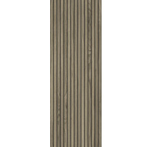 Panneau en bois avec structure à lamelles pour revêtement mural et de plafond