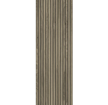 Panneau en bois avec structure à lamelles pour la décoration murale