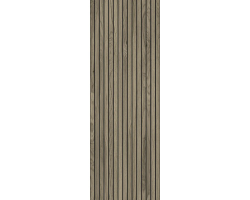 Panneau en bois avec structure à lamelles pour la décoration murale