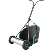 Tondeuse à gazon manuelle avec bac de ramassage