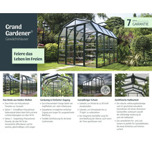 Grand Gardener Gewächshaus mit 7 Jahre Garantie im Garten
