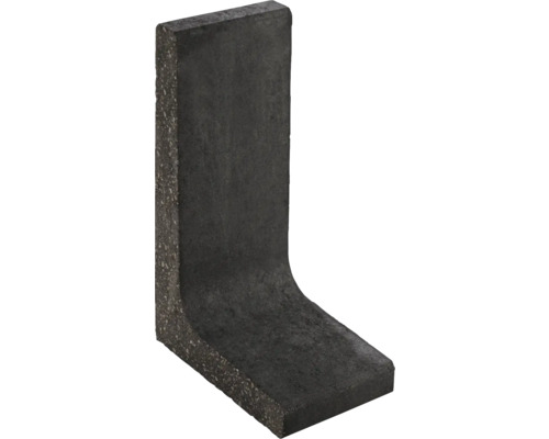 Bordure de béton, élément d'angle pour l'aménagement paysager et de jardin