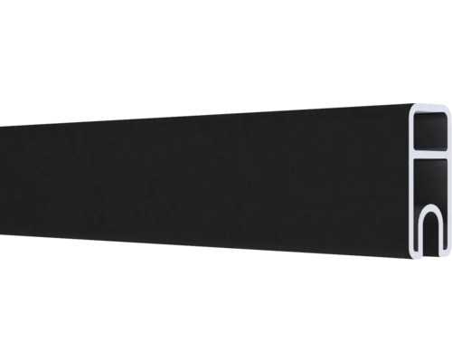 Profil Osmo Alu-Fence oben 184 x 41 cm anthrazit Aluminiumprofil