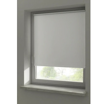 Fenster mit heruntergelassenem Rollo