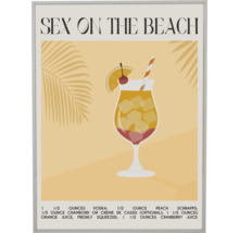 Illustration avec recette de cocktail Sex on the Beach