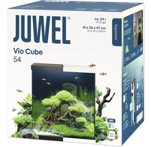 Emballage de l'aquarium Juwel Vio Cube 54 avec spécifications de l'aquarium