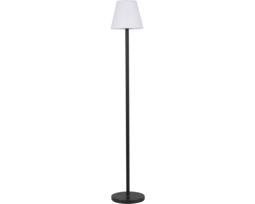 Lampadaire avec abat-jour et pied rond