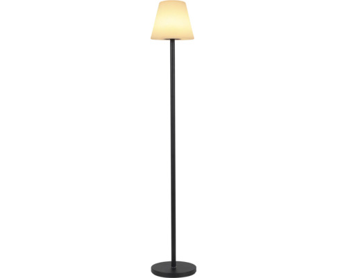 Lampadaire avec abat-jour et pied rond
