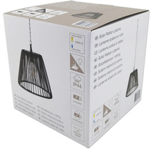 Verpackung einer Solar Rattan Laterne