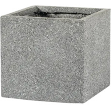 Pot de fleurs carré en pierre