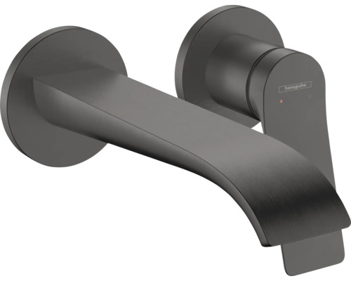 hansgrohe Waschtischarmatur Unterputz VIVENIS brushed black chrom gebürstet ohne Unterputzgrundkörper 75050340 Hansgrohe Logis Wandarmatur für das Badezimmer