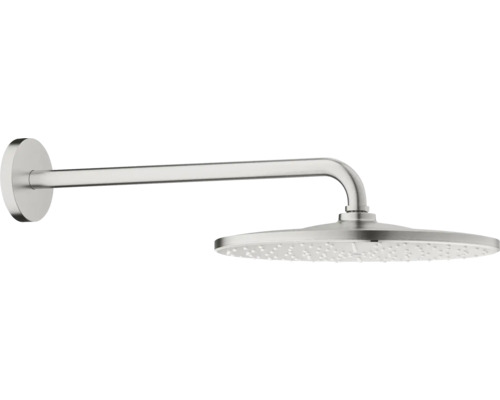 Pomme de douche pour douche avec bras mural