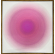 Peinture abstraite avec dégradé de couleurs dans un cadre en bois