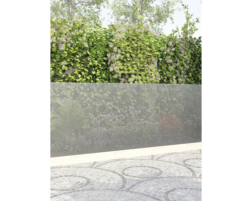 Pergola avec plantes grimpantes et écran de confidentialité en métal