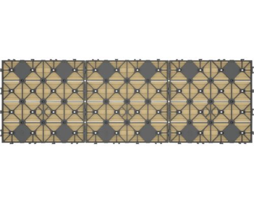 Dalles composites en plastique imitation bois