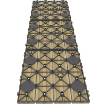 Dalles de terrasse composites pour l'extérieur