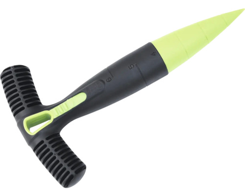 Pflanzwerkzeug mit T-Griff und Tiefenmarkierung