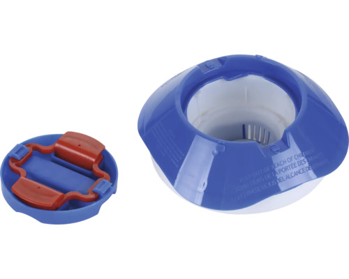 Diffuseur flottant de produits chimiques pour piscine avec couvercle pour la distribution de chlore ou de brome