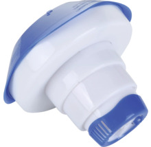 Distributeur flottant de produits chimiques pour piscine pour la distribution de comprimés de chlore ou de brome