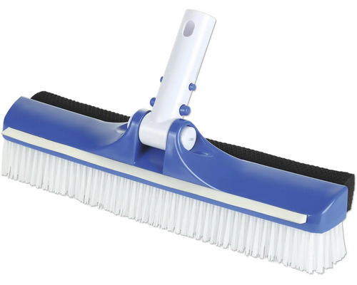 Brosse de nettoyage de piscine 3-en-1 Brosse de piscine avec poils et éponge