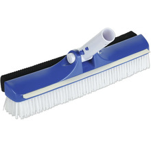 Brosse de piscine avec brosses et éponge pour le nettoyage de la piscine