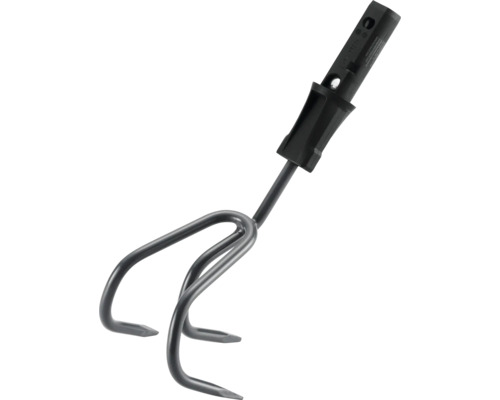 for_q fitconect Grubber Gartenkralle mit drei Zinken und Griffstück