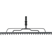 Bodenrechen aus Metall mit Zinken