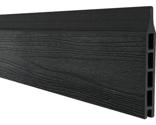 Lame de terrasse en plastique avec structure en bois